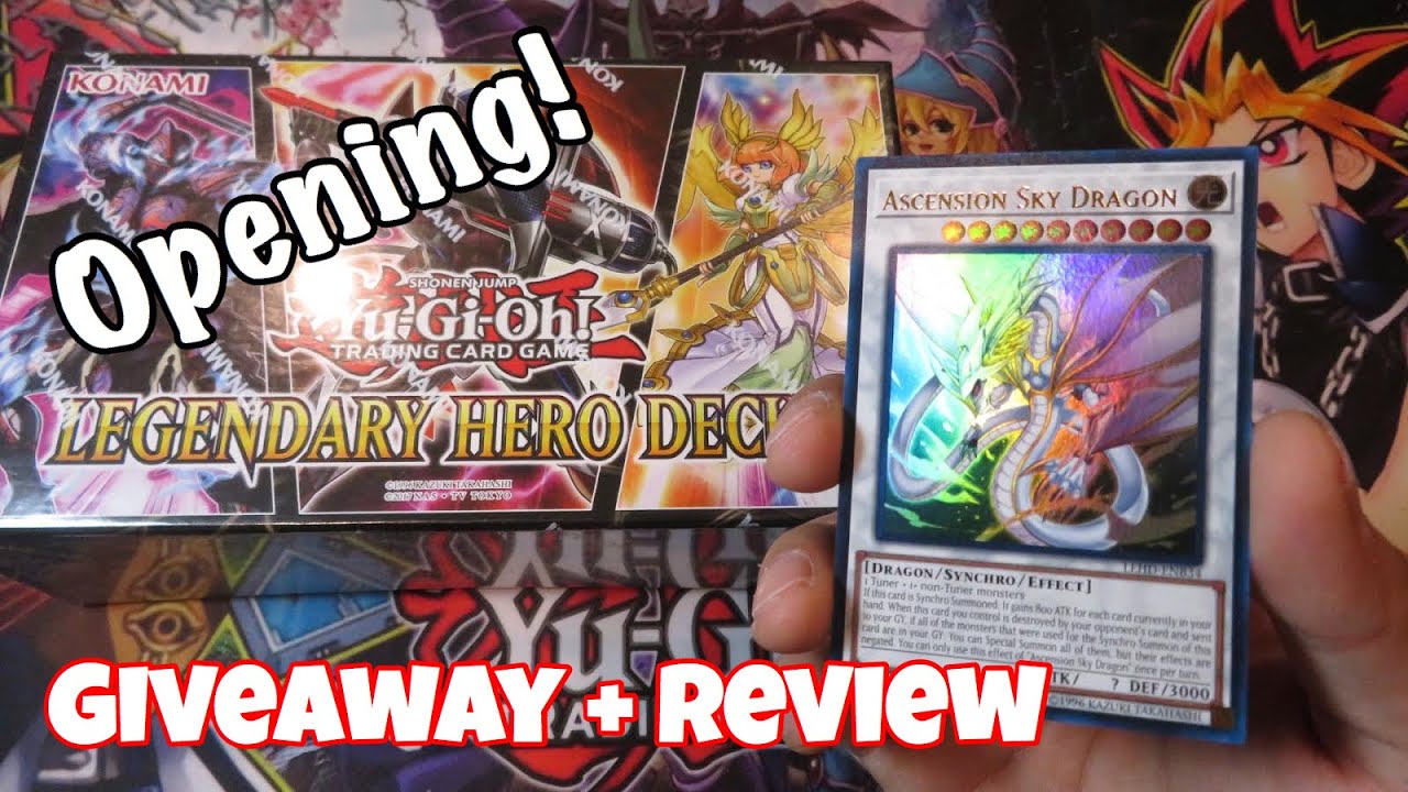 Unboxing Legendary Hero Decks + Review! Ascension Sky Dragon - Nordics, Heroes, And Phantom Knights!