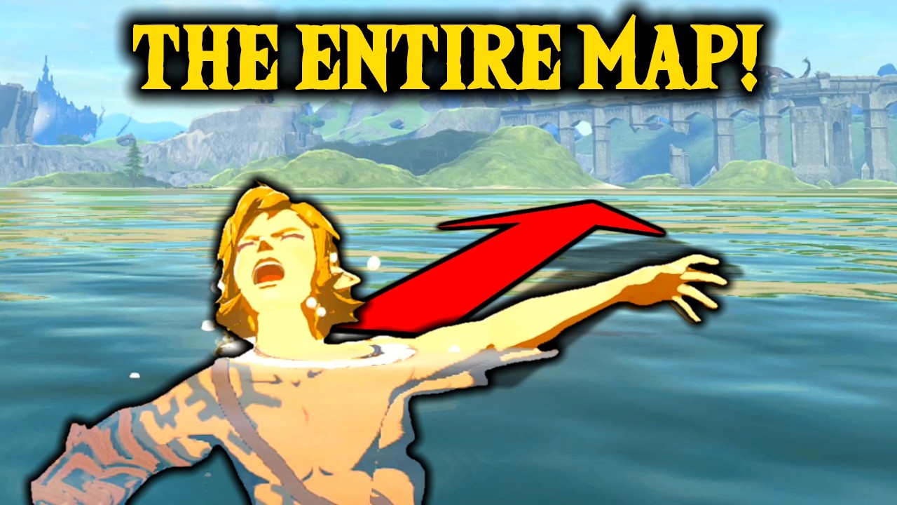 Can You Swim Across TotK Without Stopping?