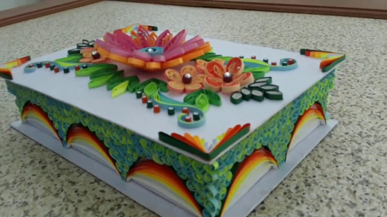 Best Out Of Waste | Quilling Design Cardboard Box | How to Make | Part-1 | CCA |