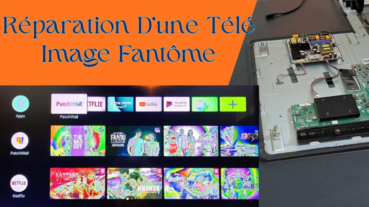 Réparation De Fin De Formation (Télé Avec Panne Image)