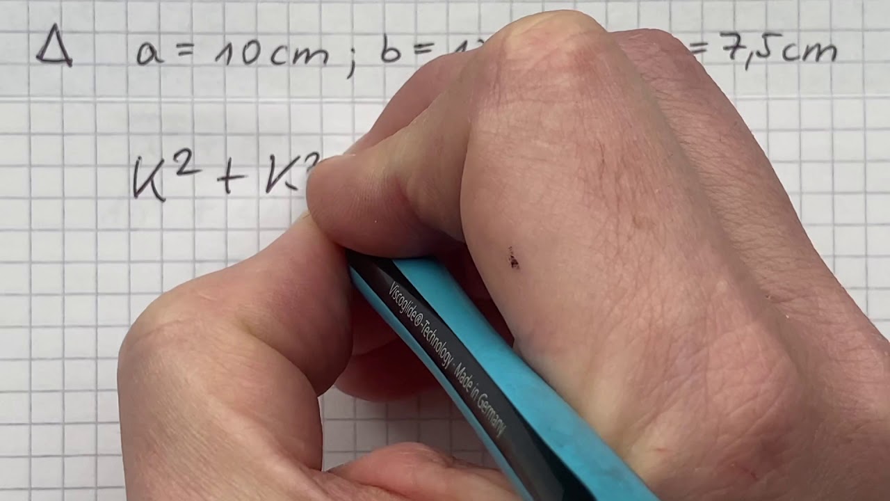 Pythagoras richtig anwenden - Ist das Dreieck rechtwinklig?
