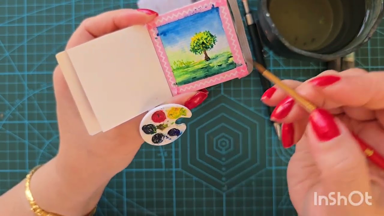Day 3 of tiny painting challenge 😉 #paintingdaily