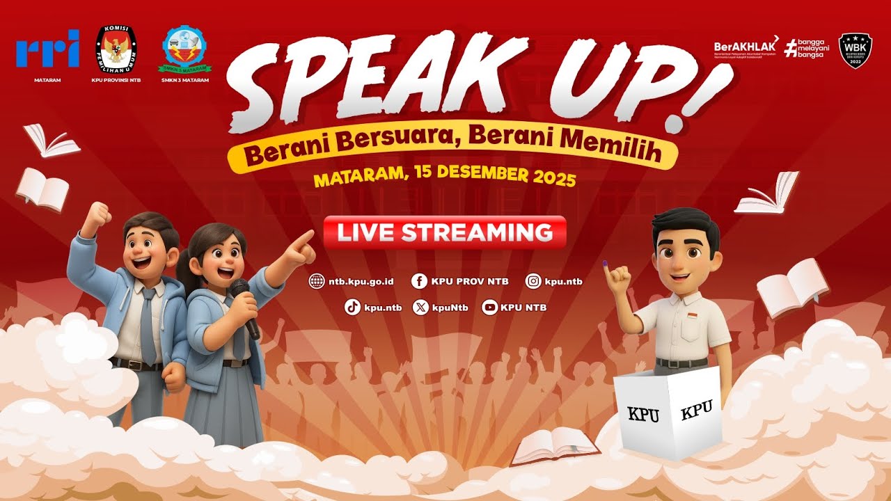 Speak Up! Berani Bersuara, Berani Memilih - SMKN 3 Mataram