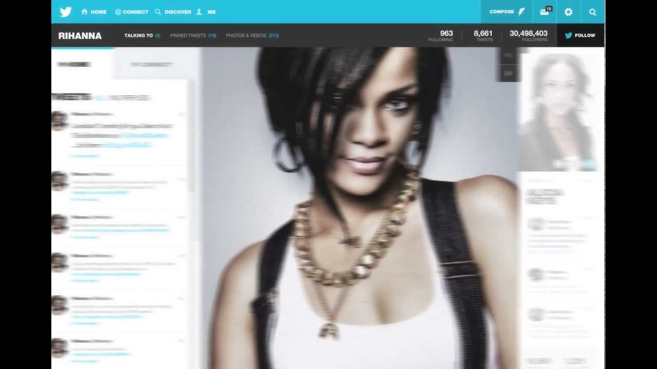 NEW Twitter design 2013