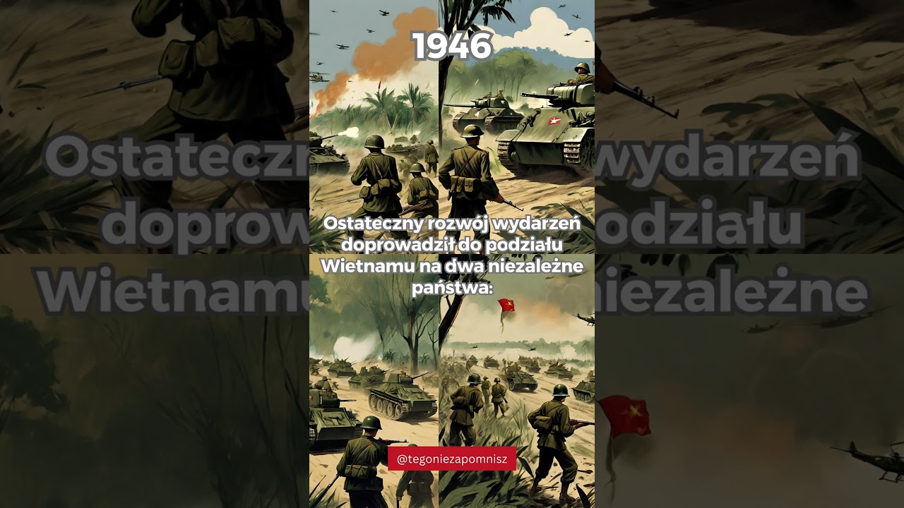 I wojna indochińska 1946 19 LISTOPADA ŚWIAT 2 #shorts #historia