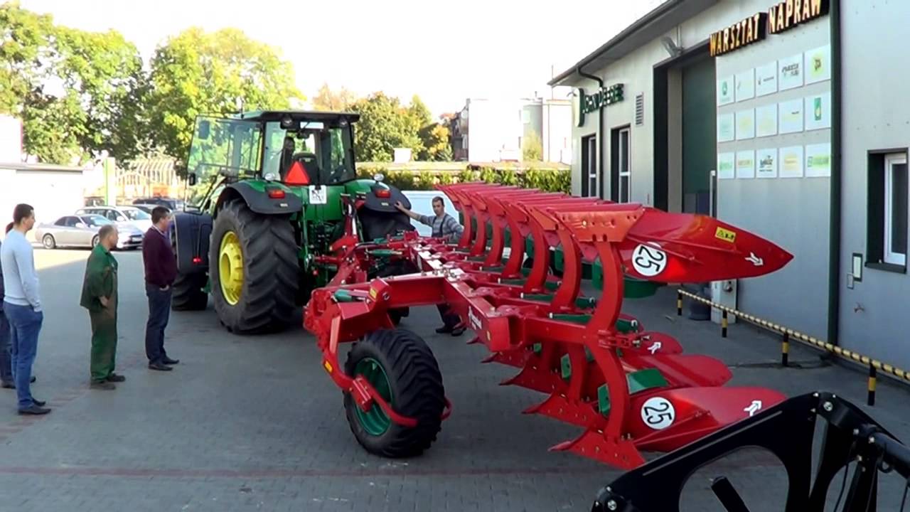 Odbi&oacute;r pługa Kverneland PN100, John Deere 8230