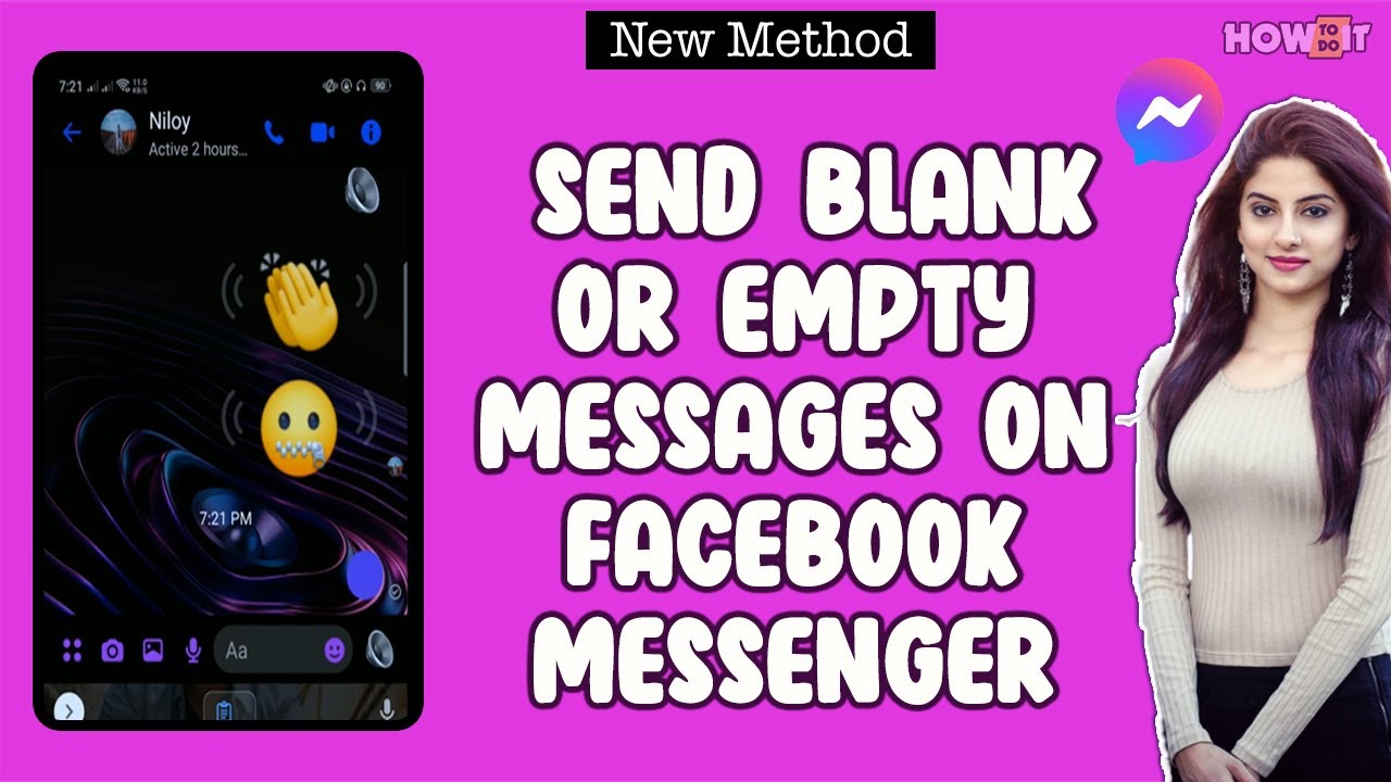 How to Send Blank or Empty Messages on Facebook Messenger 2024 | Skill Wave