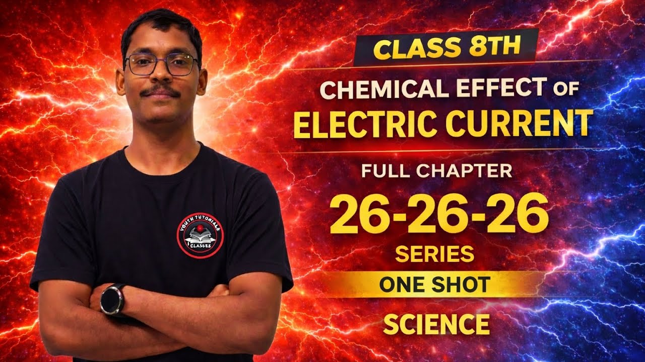 Chemical Effect of Electric Current || Class 8  || Science || 26-26-26 Series || By Aditya Bhaiya 