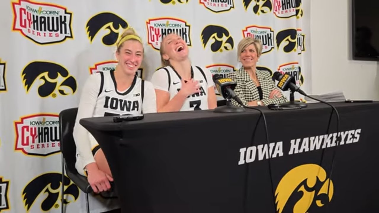 Iowa's Olsen & Affolter Are Hilarious After Iowa Win #hawkeyes