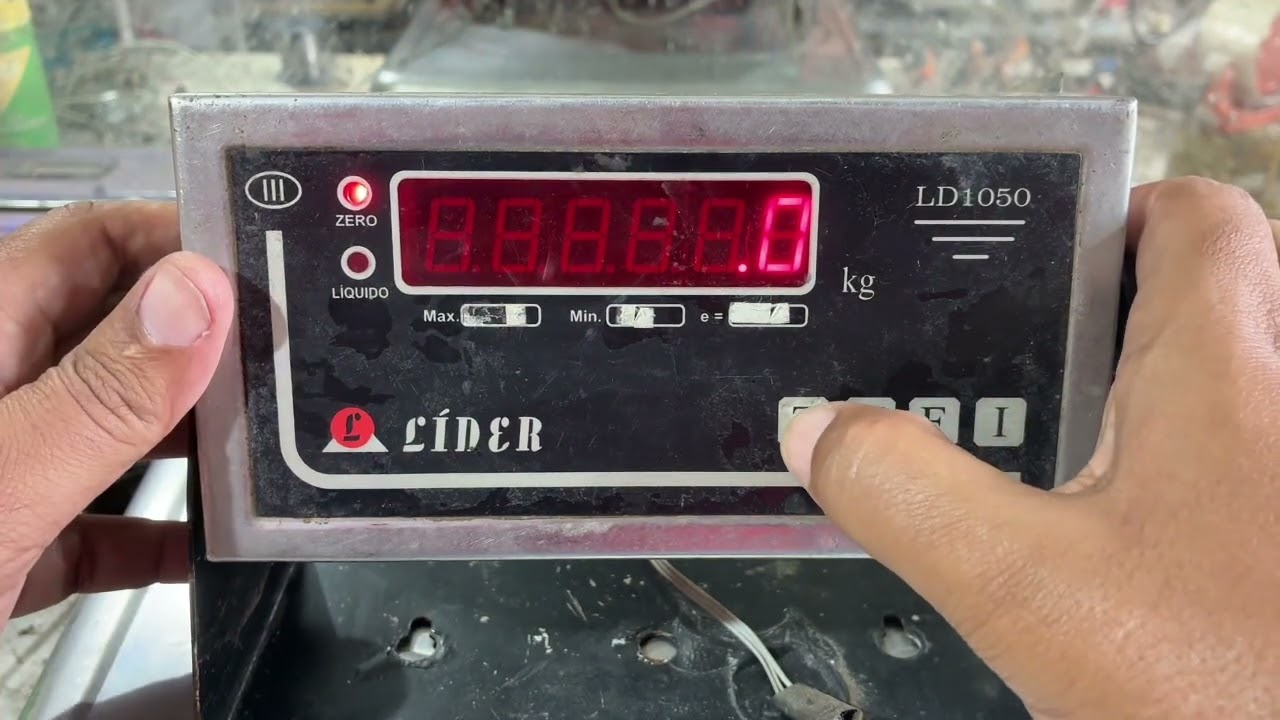 Calibração balança Lider LD1050