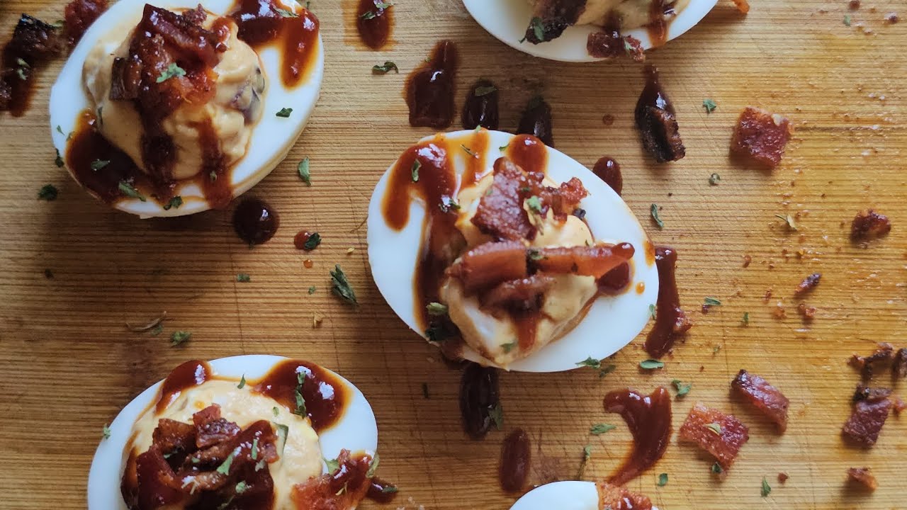 Bbq Bacon Deviled Eggs
