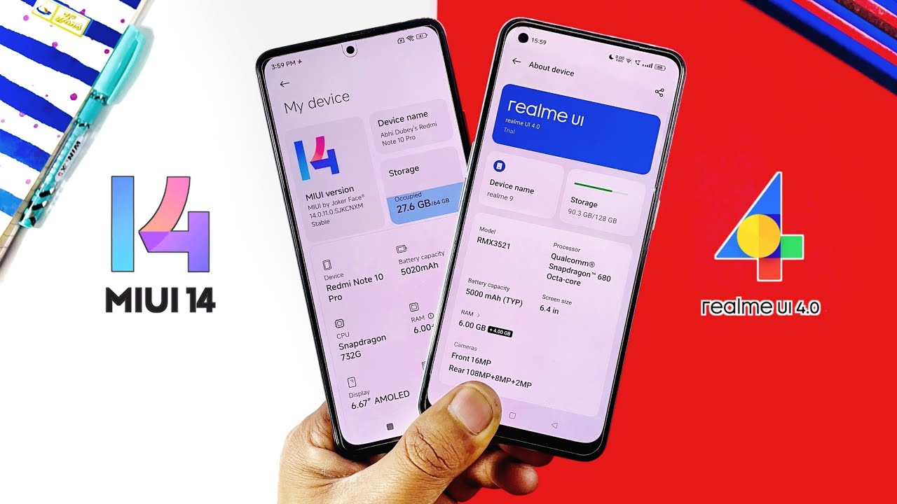 MIUI 14 vs Realme UI 4.0 Full Conparision | MIUI 14 Features | Realme UI 4.0 Features