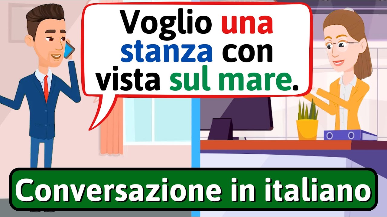 Conversazione in Italiano (In hotel - albergo) | Impara l'italiano - LEARN ITALIAN