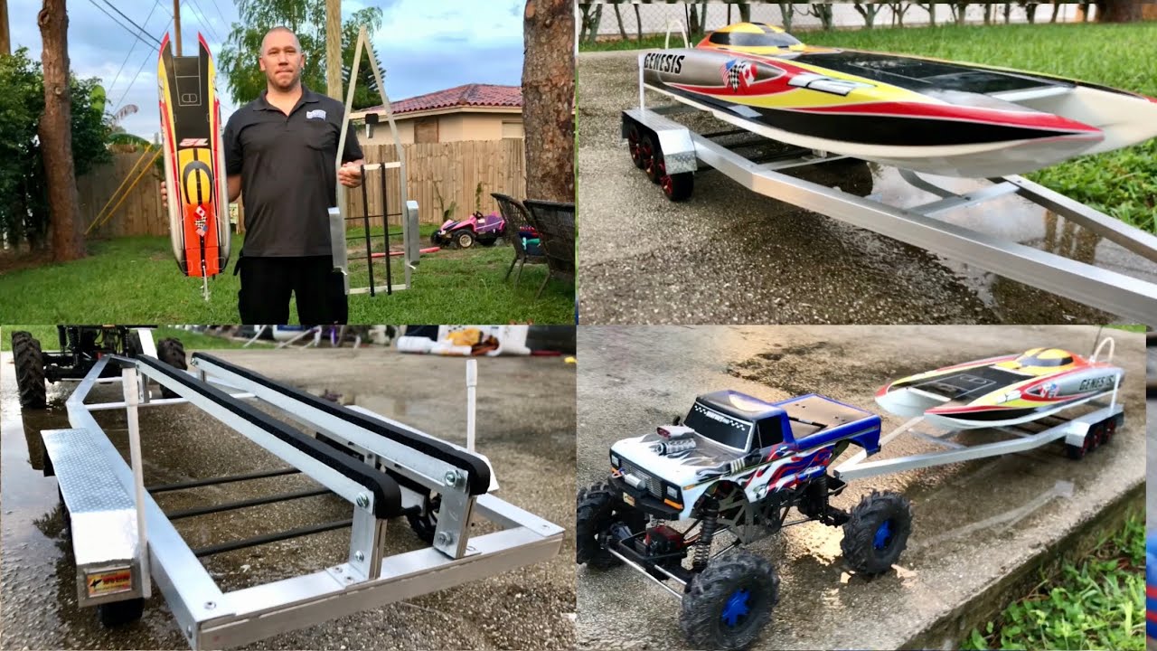 🛠 D.I.Y Rc Trailer Build for Twin Haul Boat 🔩 #Genesisrcspeedboat