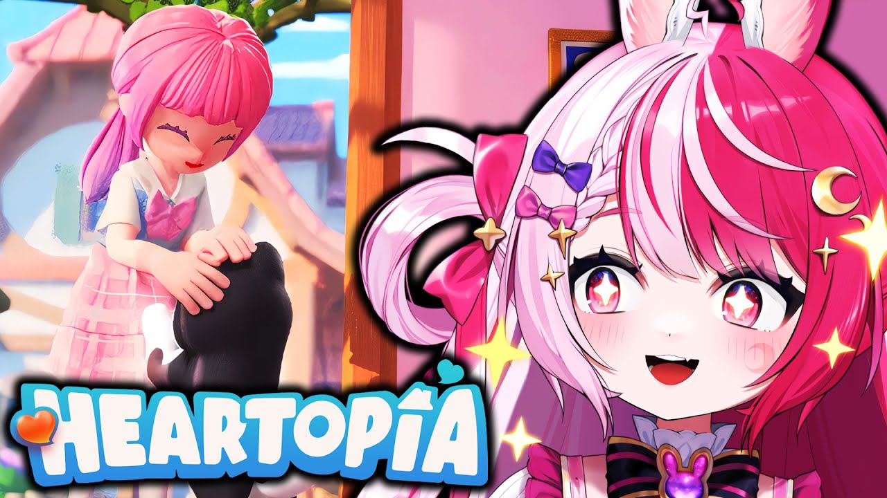 【Heartopia】 Can I have a pet? I want a pet!! 🎀