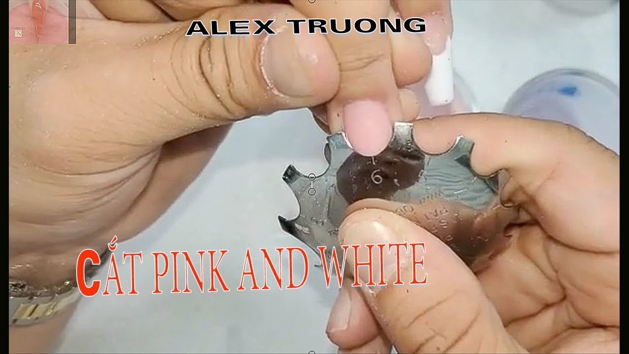 CÁCH CẮT PINK AND WHITE SAO CHO CHUẨN | NAIL TECHNICIAN ALEX |NEW NAIL ART 2019 /677