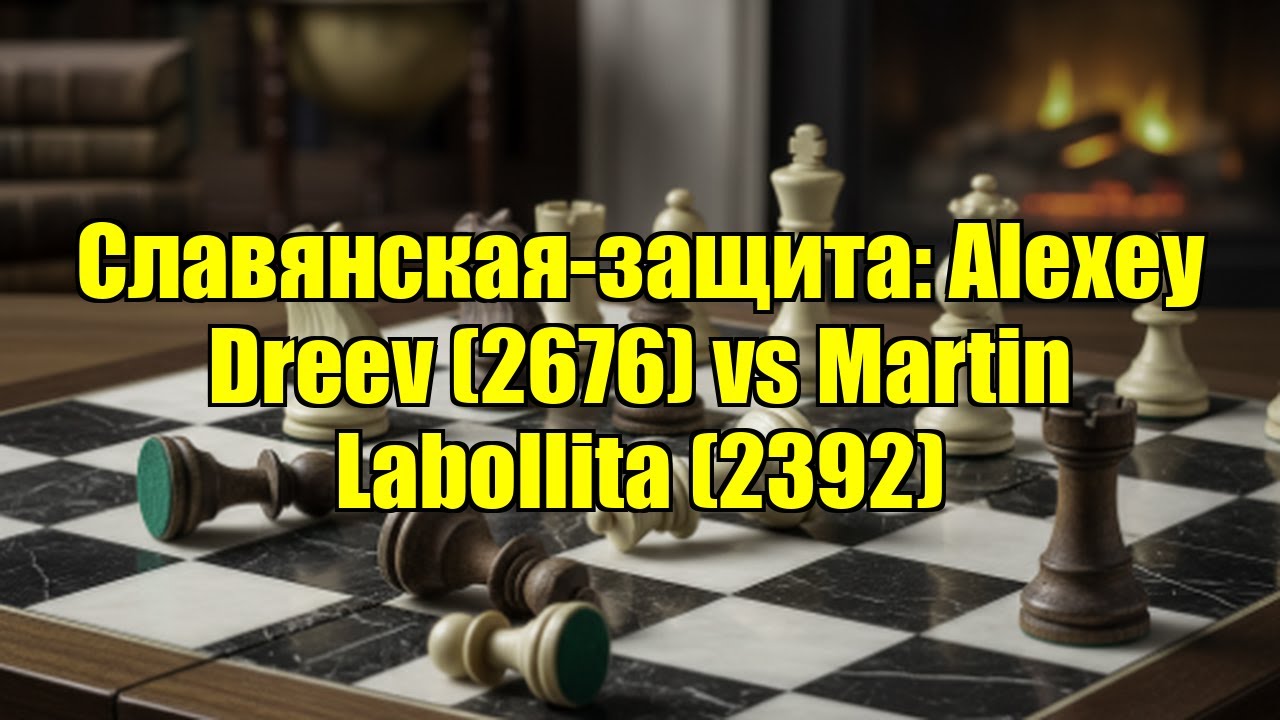 Славянская-защита: Alexey Dreev (2676) vs Martin Labollita (2392)