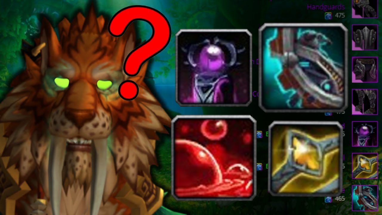 The BEST Corruption And Gear For Feral Druid BFA 8.3 PvP Guide