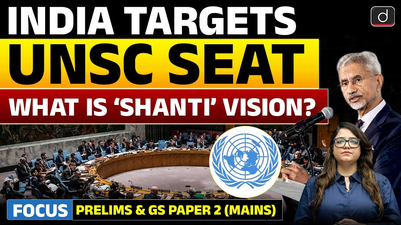India Launches UNSC Campaign | What is SHANTI Vision? | Latest Update | Drishti IAS English