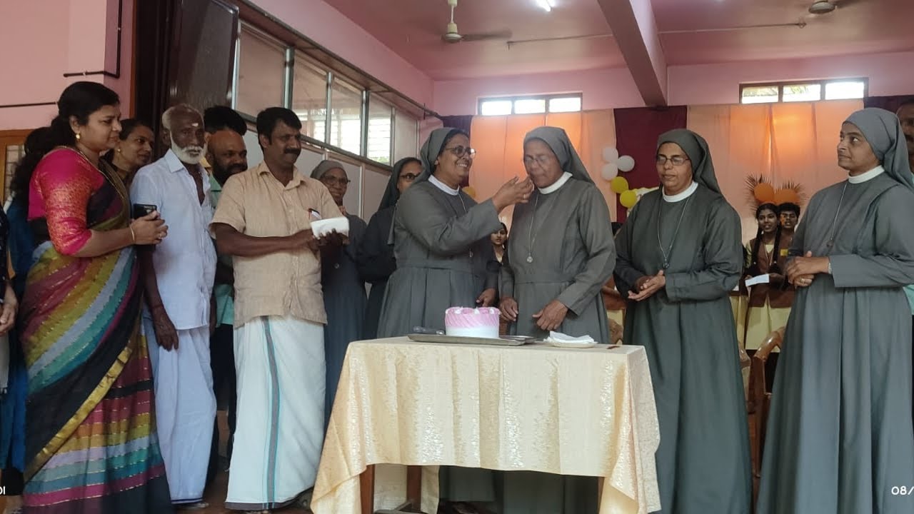 Feast Day Celebration Of Our Head mistress Rev. sr Vimala Panakkal.