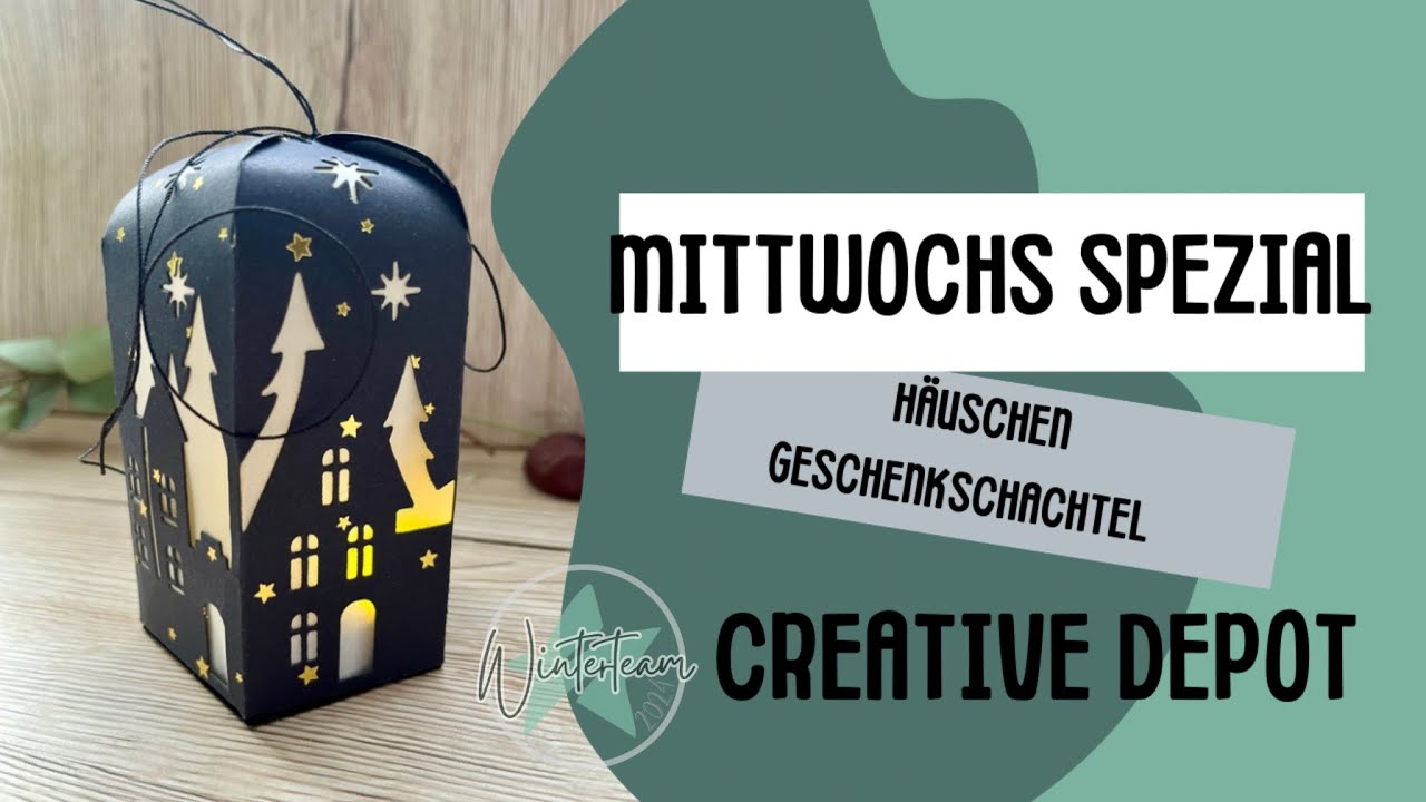 Mittwochs Spezial bei Creative Depot / Häuschen Geschenkbox