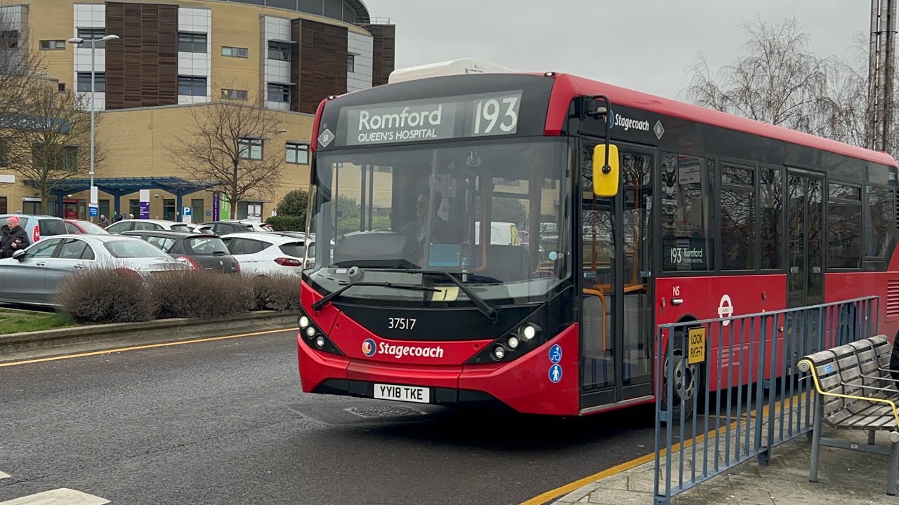 Stagecoach London Bus Route 193|ADL Enviro 200 MMC 37517(YY18 TKE)