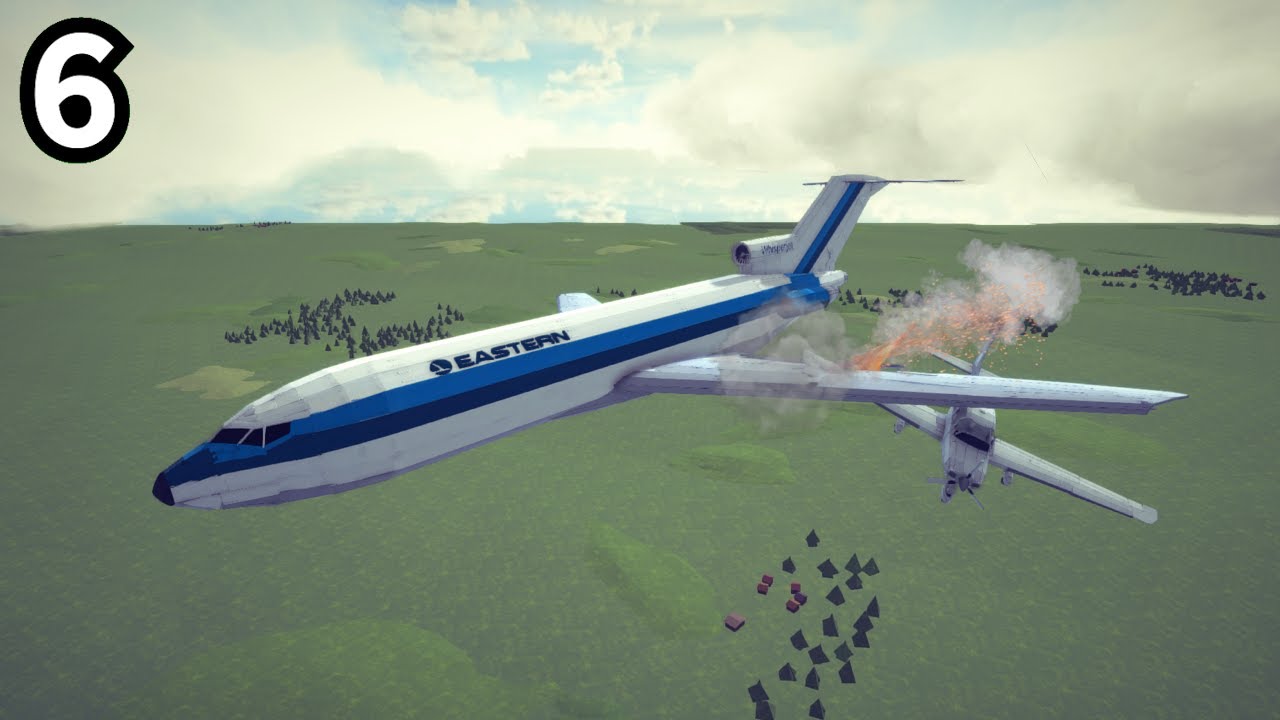 Failed takeoffs, Emergency landings, Collisions and more #6 || Besiege