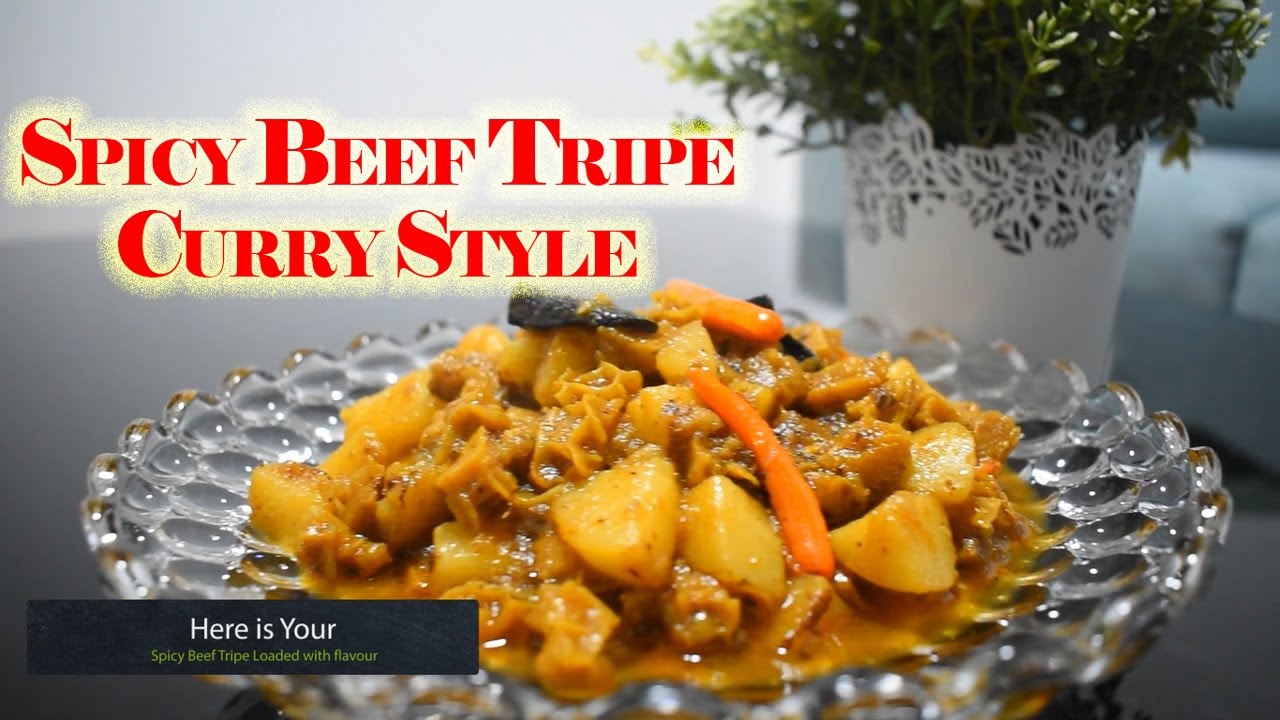Spicy Beef Tripe  Traditional Recipe | Loaded with Flavor