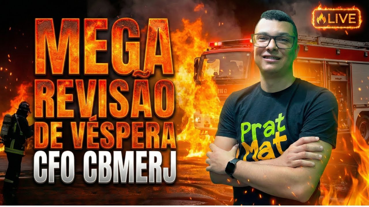 REVISÃO DE VÉSPERA CFO CBMERJ 2026 ! REVISÃO COMPLETA !