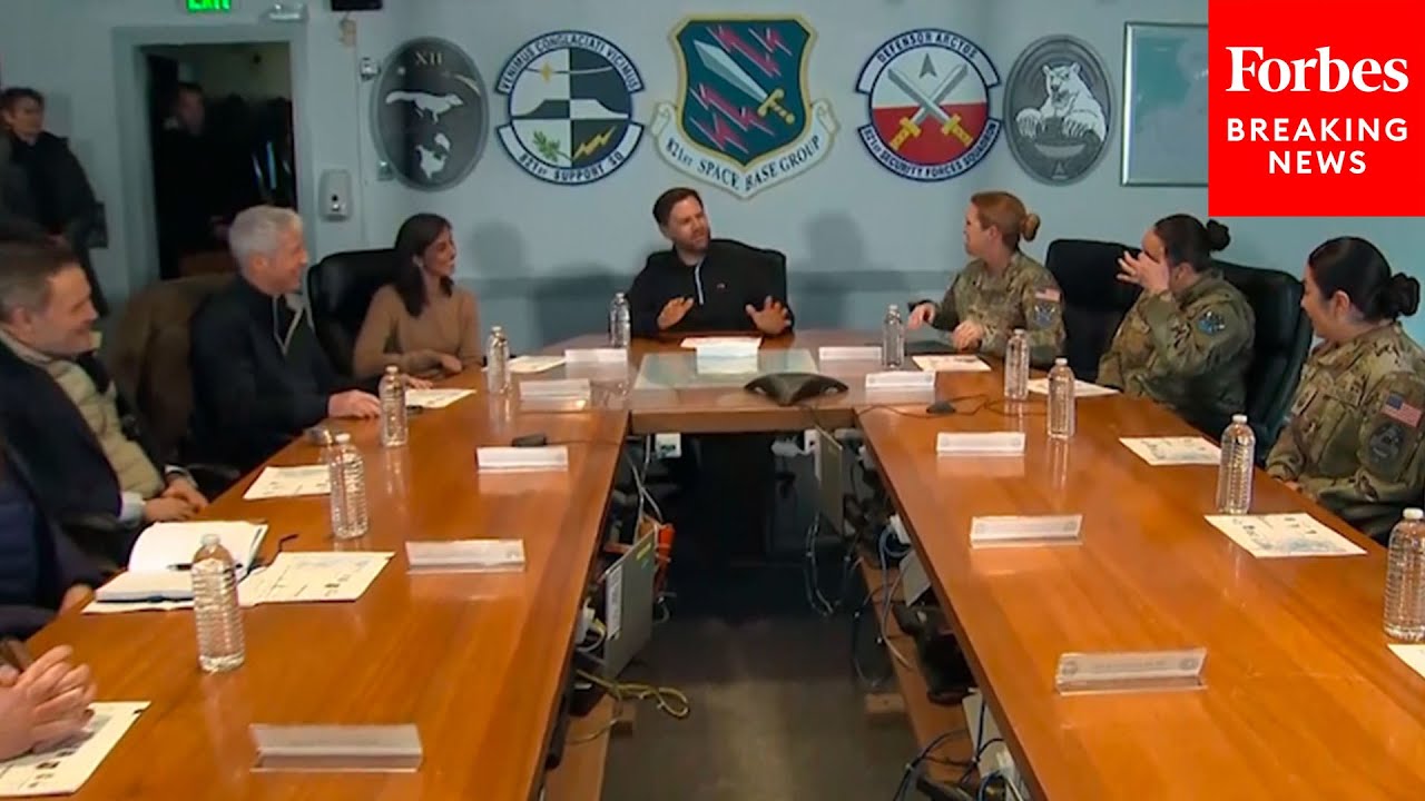 BREAKING: VP JD Vance Receives Arctic Security Briefing At Pituffik Space Base In Greenland