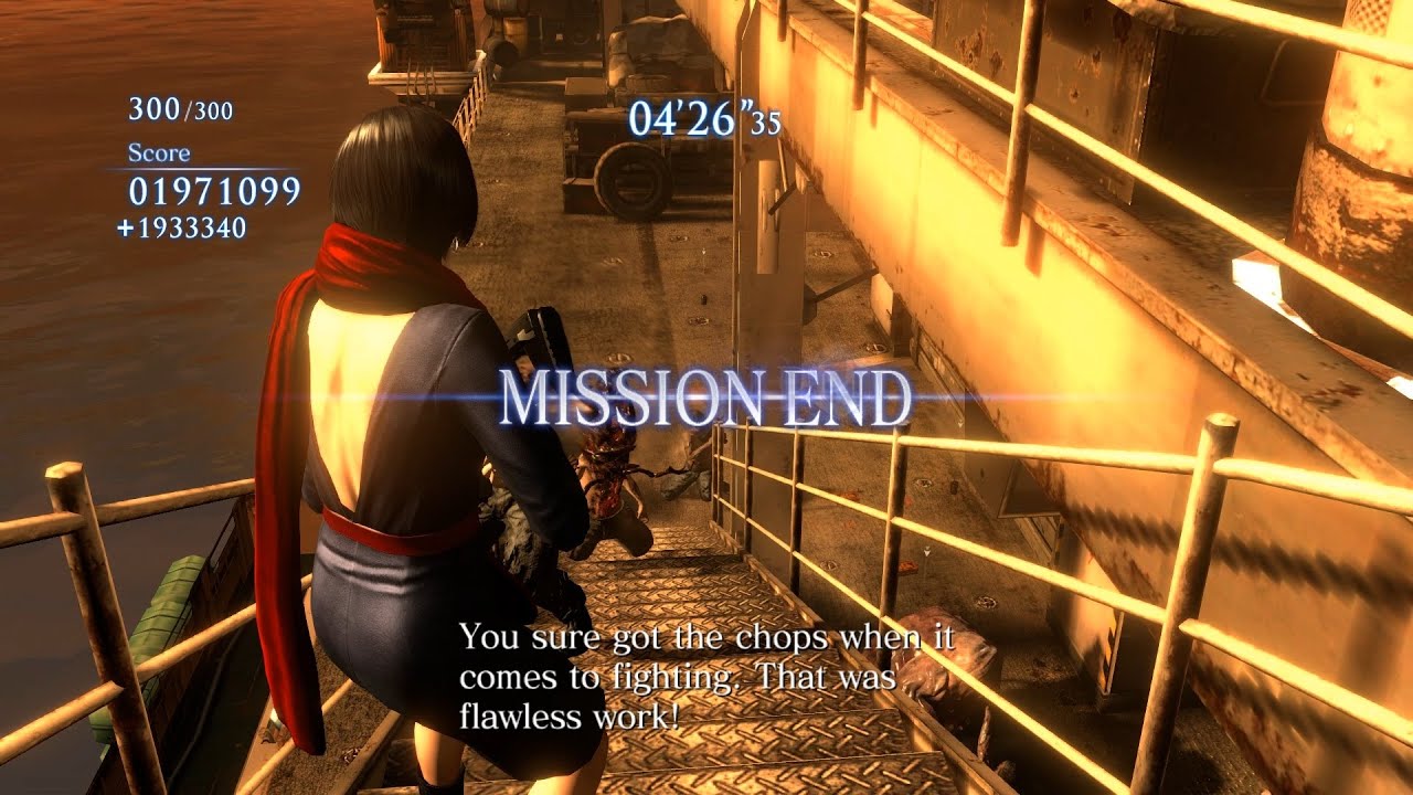 Resident Evil 6 (Biohazard 6) - The Mercenaries No Mercy - High Seas Fortress Carla 300 combo