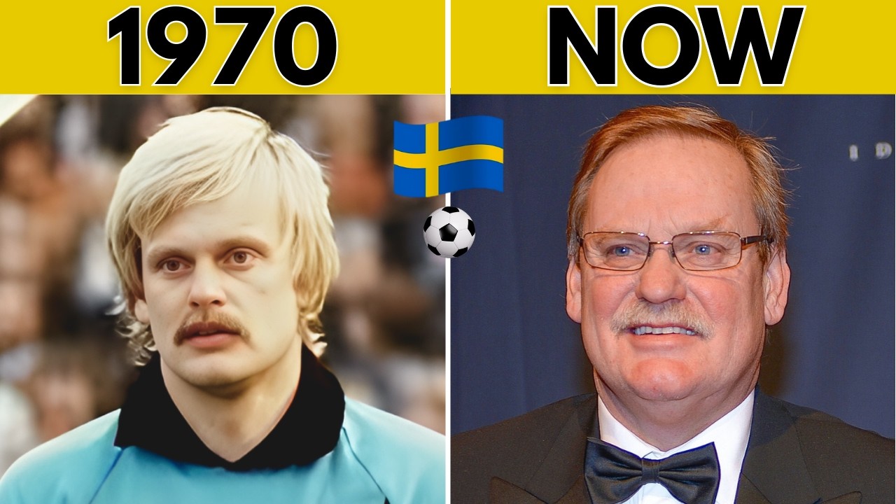 🇸🇪 Sweden World Cup ⚽ 1970 Squad - Then and Now | Football Legends