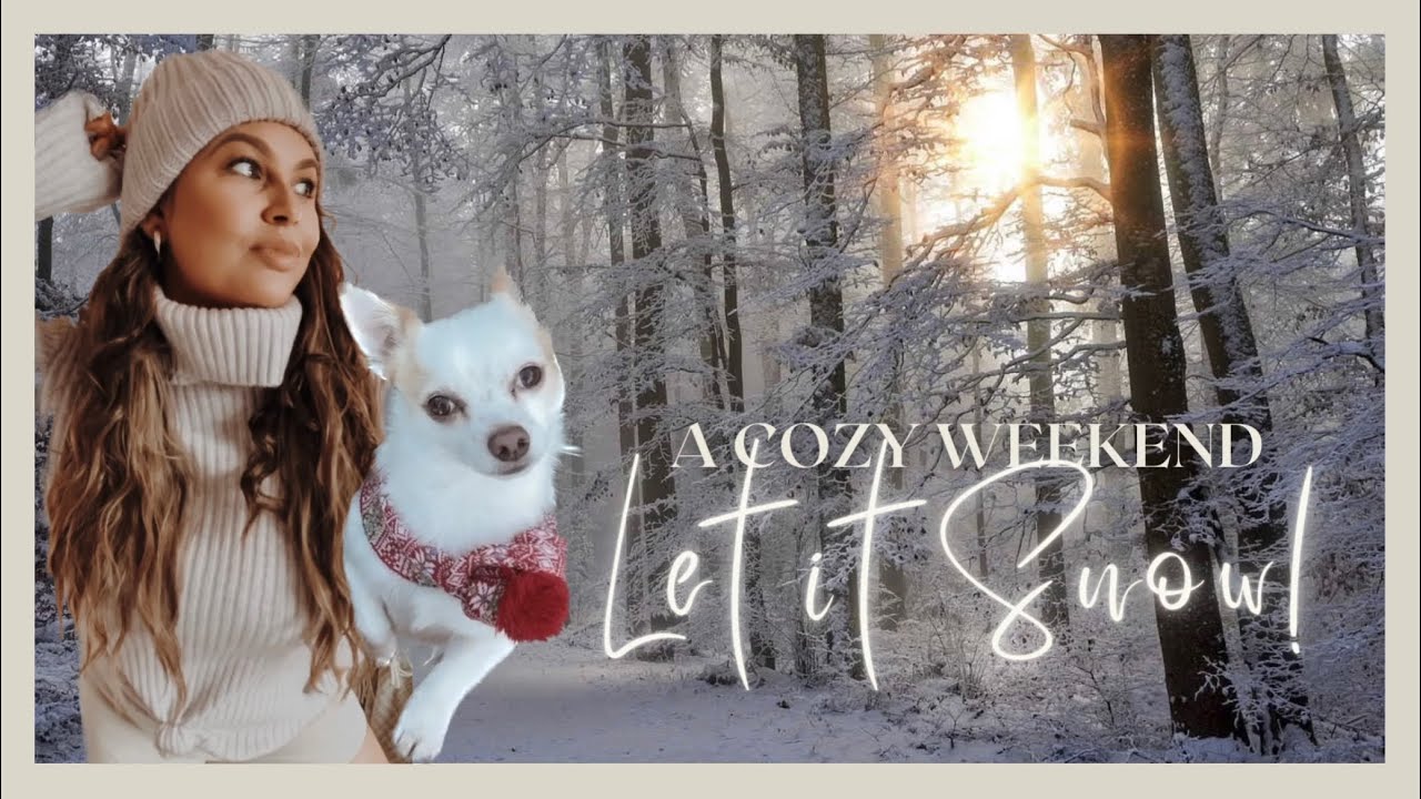 VLOGMAS #6 A Festive Cosy Weekend in the SNOW, B&M Haul, & Primark Xmas Nails 🫶🏽| Suzy Darling