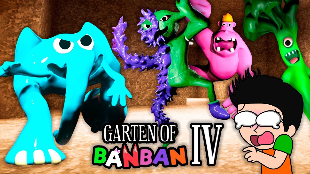 ENCUENTRO LOS NUEVOS PERSONAJES DE GARTEN OF BANBAN 4 😱😨 COACH PICKLES VS JESTER 🐘👹 | JONDRES GC