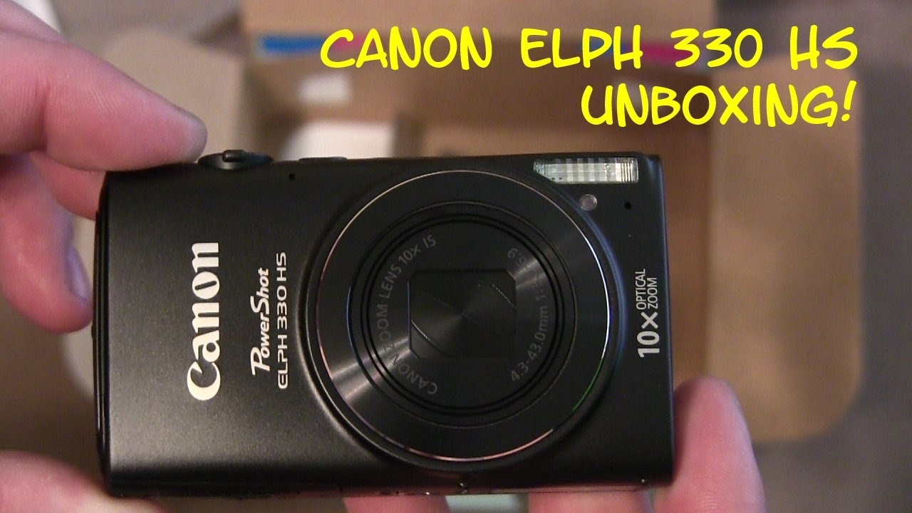 Canon ELPH 330 HS Unboxing