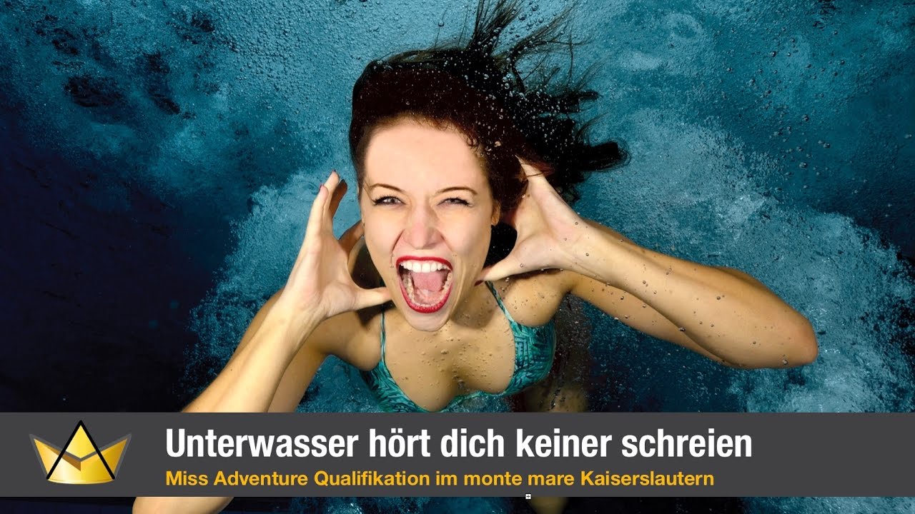 Bei der Unterwasser-Aktion blieb der Jury die Luft weg...