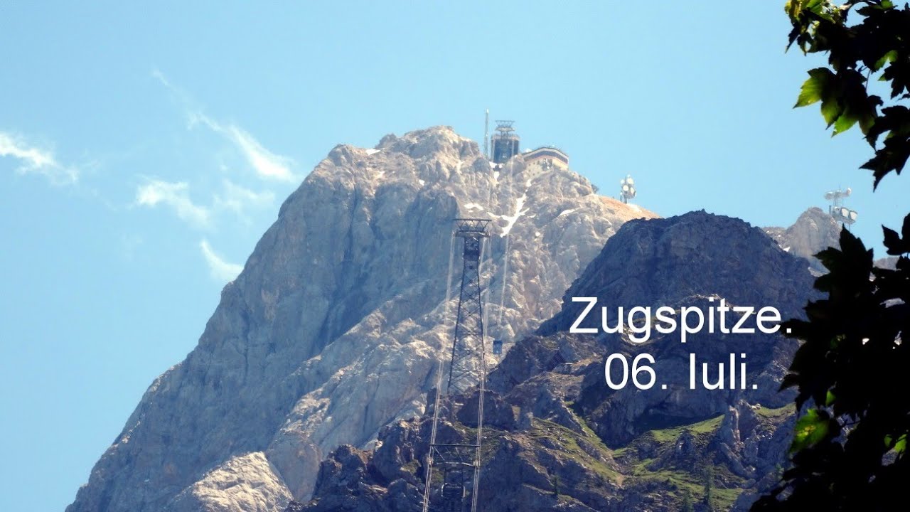 Zugspitze. In 5 Stunden  1737 Meter Steigung.  06.07.2014.