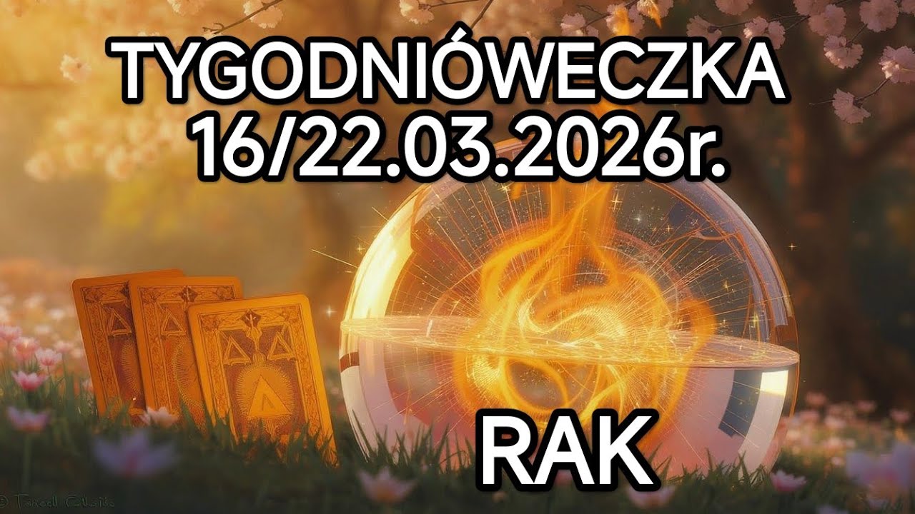 RAK - MIŁOŚĆ ♥️ PRACA & TYGODNIÓWECZKA 16/22.03.25r.