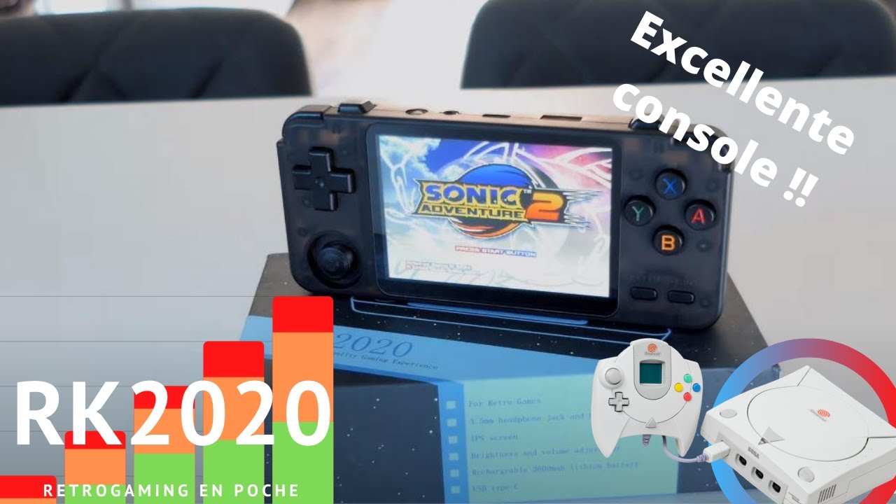 Console RK2020 le RETROGAMING de poche monte en gamme