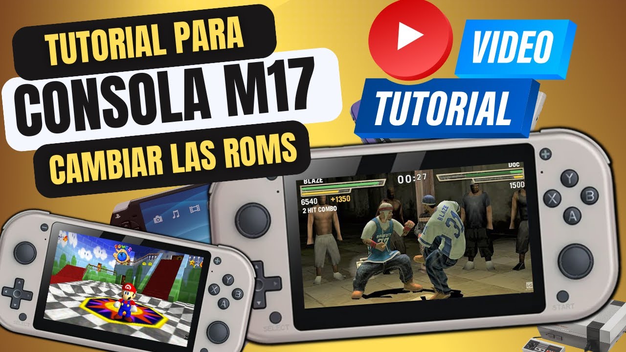 Tutorial Cambia los juegos de tu consola M17 (instalar backup de la tarjeta microSD)