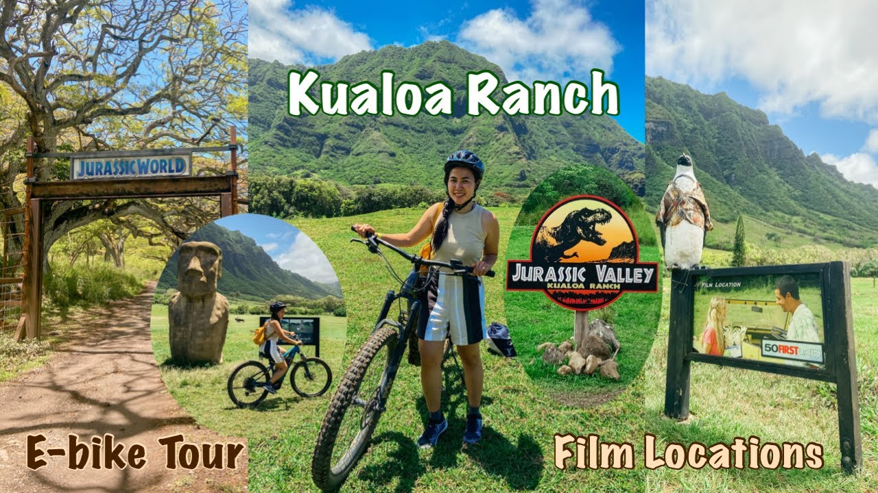 Kualoa Ranch Jurassic Valley E-Bike Tour | Hawaii Trip Day 2