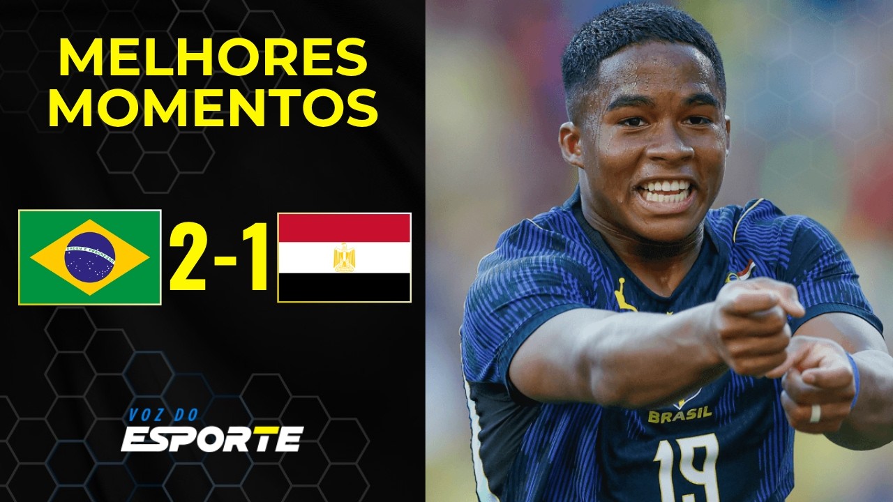 BRASIL 2 X 1 EGITO -  MELHORES MOMENTOS - AMISTOSO INTERNACIONAL