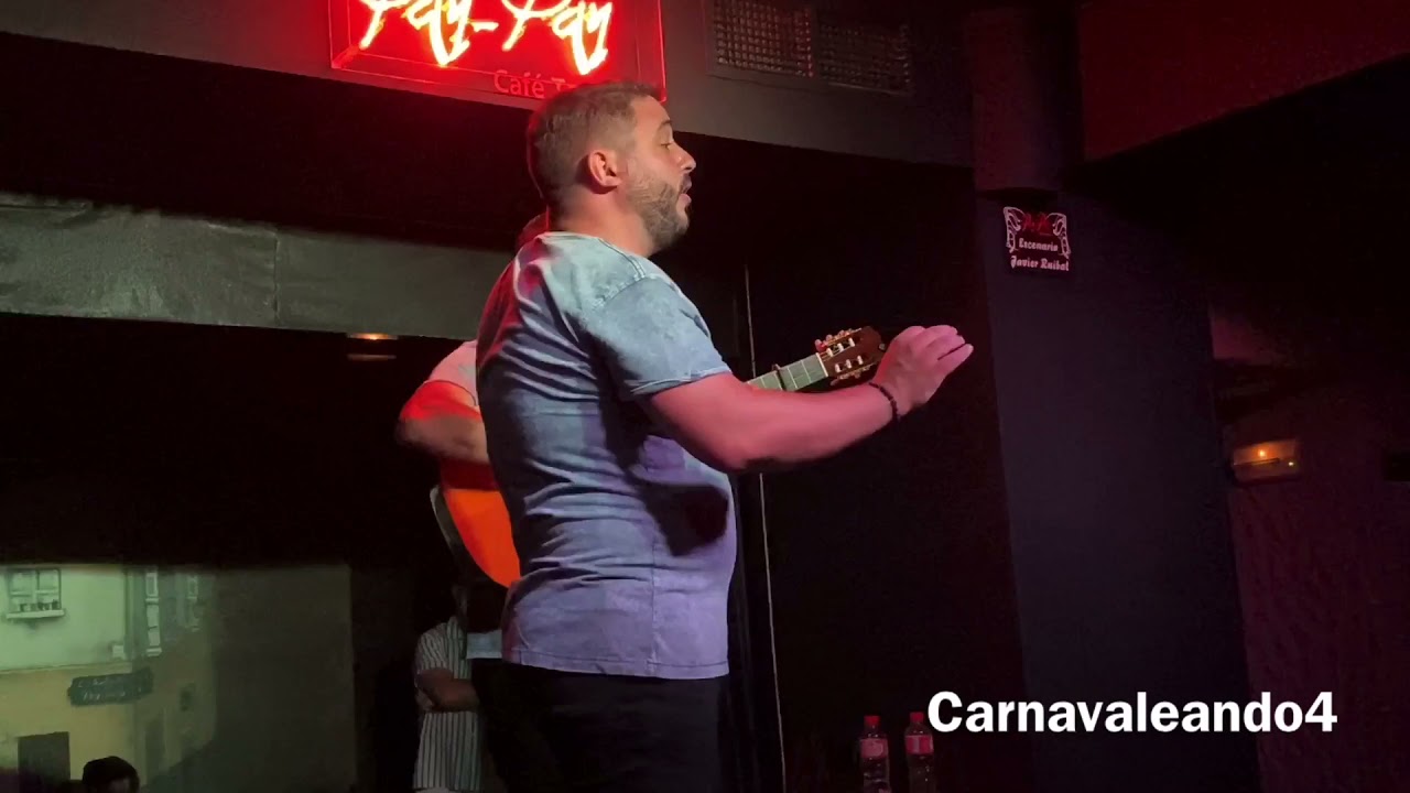 Jesús Cruz (Pasodoble Cuando falta una madre - Los camellos) - Café Teatro Pay Pay