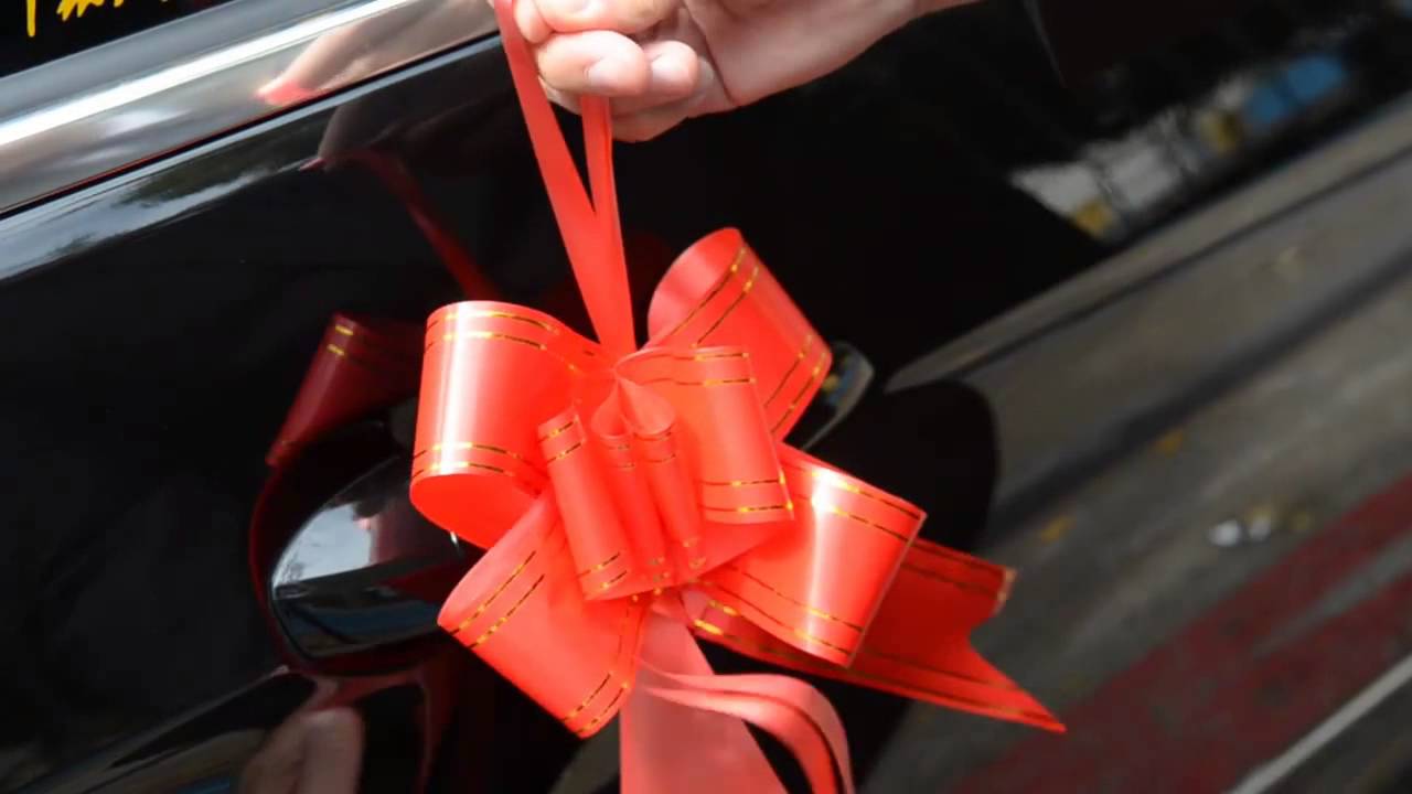 結婚禮車手把花布置教學影片(澎澎結婚禮車提供0988622755)