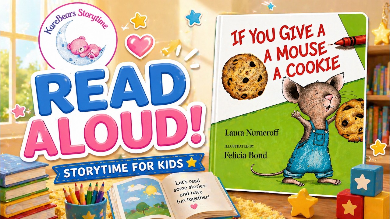 CHILDREN'S STORYTIME: If You Give A Mouse A Cookie by Laura Numeroff Narrated by KareBear