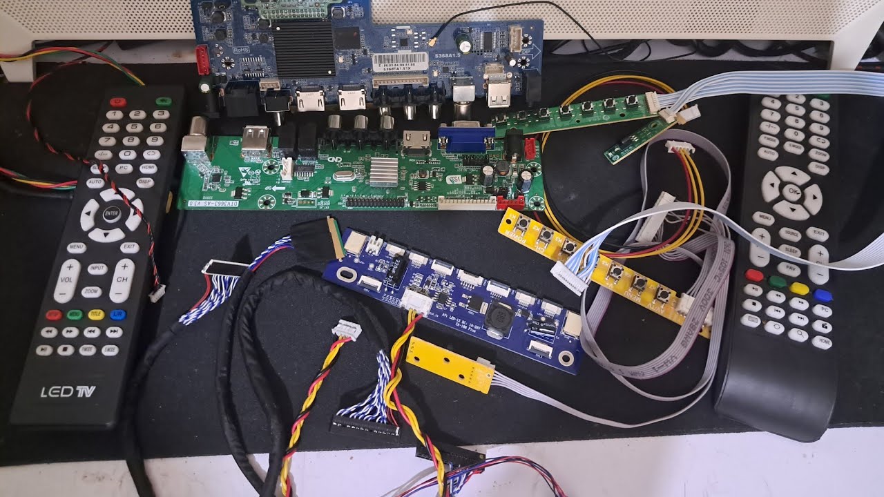 Motherboard Universal SmartTV Digital Monitor, TV, LCD Laptop (Inverter, eDP, Android dan DVB-T2)