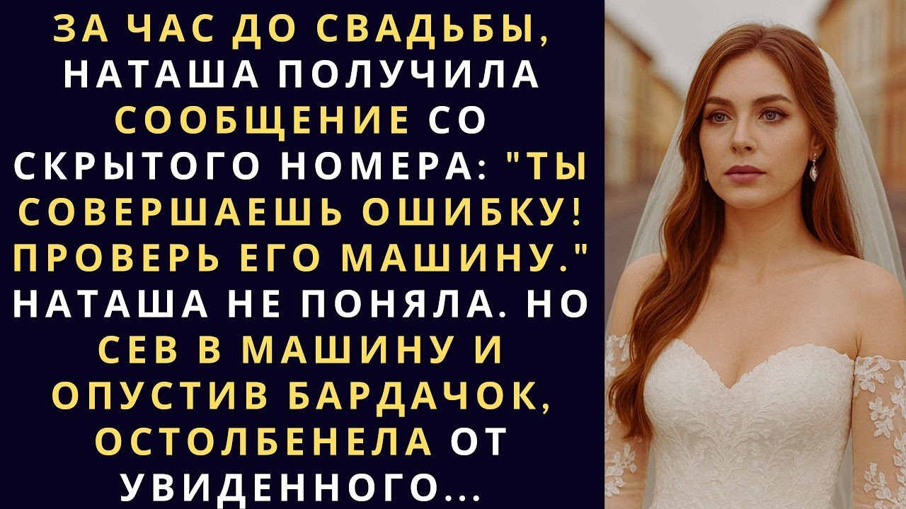 За час до свадьбы Наташа получила сообщение со скрытого номера: 