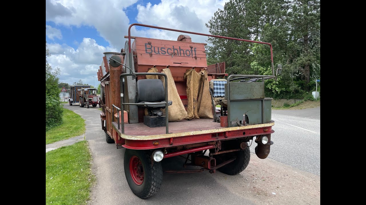 Mit der Dreschmaschine nach Brokstedt: Ein Reisebericht der Schlepper Post