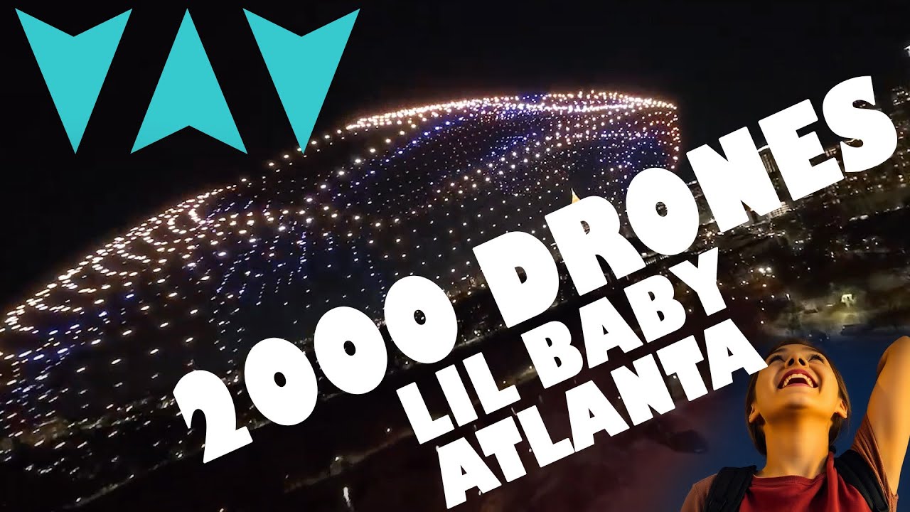 2000 DRONES over Atlanta! Lil Baby album release