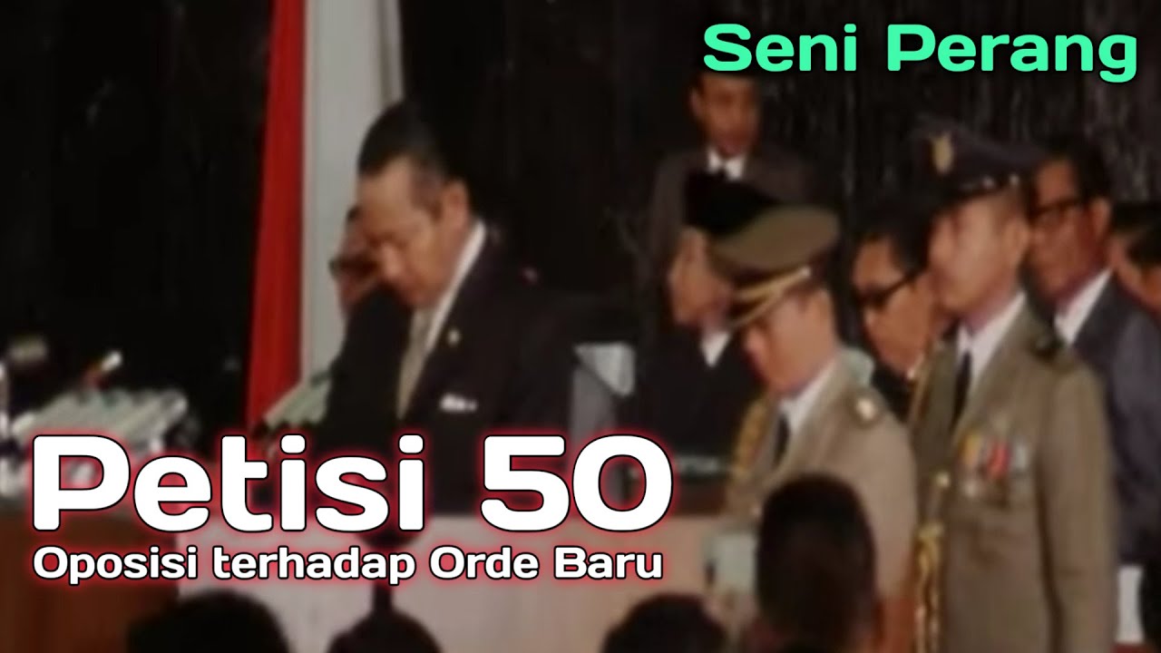 Petisi 50 Oposisi terhadap Orde Baru